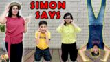 SIMON SAYS | Family Comedy Challenge | Saying Yes to mom, dad | Aayu and Pihu Show