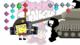 SPONGEBOB Kills 4 FNF Mods Characters | Tank man, Sky, Spirit, Sarv – Friday Night Funkin Animation