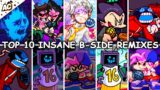 Top 10 Insane B-Side Remixes – Friday Night Funkin’ vs Senpai, Whitty, Hex, Pico and many others!