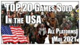 Top 20 Video Games sold in the USA, as of May 2021