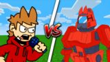 Tord vs Tord Bot in Minecraft | Friday Night Funkin Mod Addon