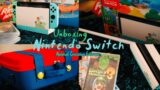 Unboxing Nintendo Switch Animal Crossing Edition (+ Video Games, Accessories)