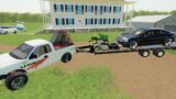 Using U-Haul to move Millionaires to a mansion | Farming Simulator 19