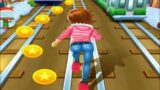 Video game- Running Barbie gameplay Subway Princess Runner #Shorts