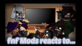fnf mods + Fandoms Reacts To Tricky V2!