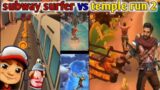 #templerun2 new video game // subway sarfer vs temple run 2 real in life 2021 new 3d dubble games
