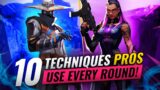 10 Pro TRICKS You Should Use EVERY ROUND To WIN! – Valorant Guide
