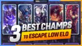 3 BEST CHAMPIONS to ESCAPE LOW ELO for EVERY ROLE in Season 11 – League of Legends