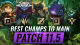 3 BEST Champions To MAIN For EVERY ROLE in Patch 11.5 – League of Legends