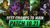 3 BEST Champions To MAIN For EVERY ROLE in Patch 10.21 – League of Legends Season 10
