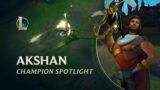 Akshan Champion Spotlight | Gameplay – League of Legends