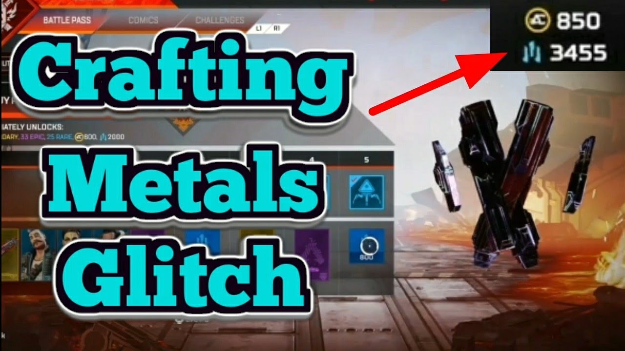 Apex legends Crafting Metals (Glitch) *Free Skins* Game videos