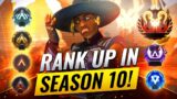 BEST WAY TO RANK UP FAST IN SEASON 10! (Apex Legends Advanced Tips & Tricks) Guide to Ranked Apex