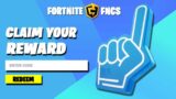 CLAIM THE *FREE* FNCS REWARDS IN FORTNITE *NOW* (How To Get FREE NUMBER ONE BACK BLING in Fortnite)