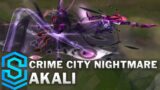 Crime City Nightmare Akali Skin Spotlight – Pre-Release – League of Legends