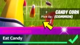 Eat Candy LOCATIONS – Fortnite Halloween Challenges Fortnitemares 2020