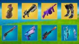 Evolution of All Mythic & Exotic Weapons & Items in Fortnite (Season 1 to Season 16)