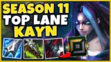 First Game Ever As Top Laner In Season 11 | Challenger Kayn – League of Legends