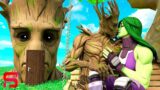 GROOT BUYS his FIRST TREE HOUSE…( Fortnite  )