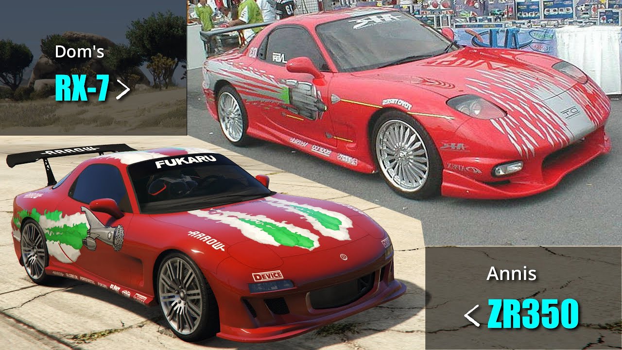GTA V Online LS Tuner DLC cars vs Real life Cars & New F&F Builds