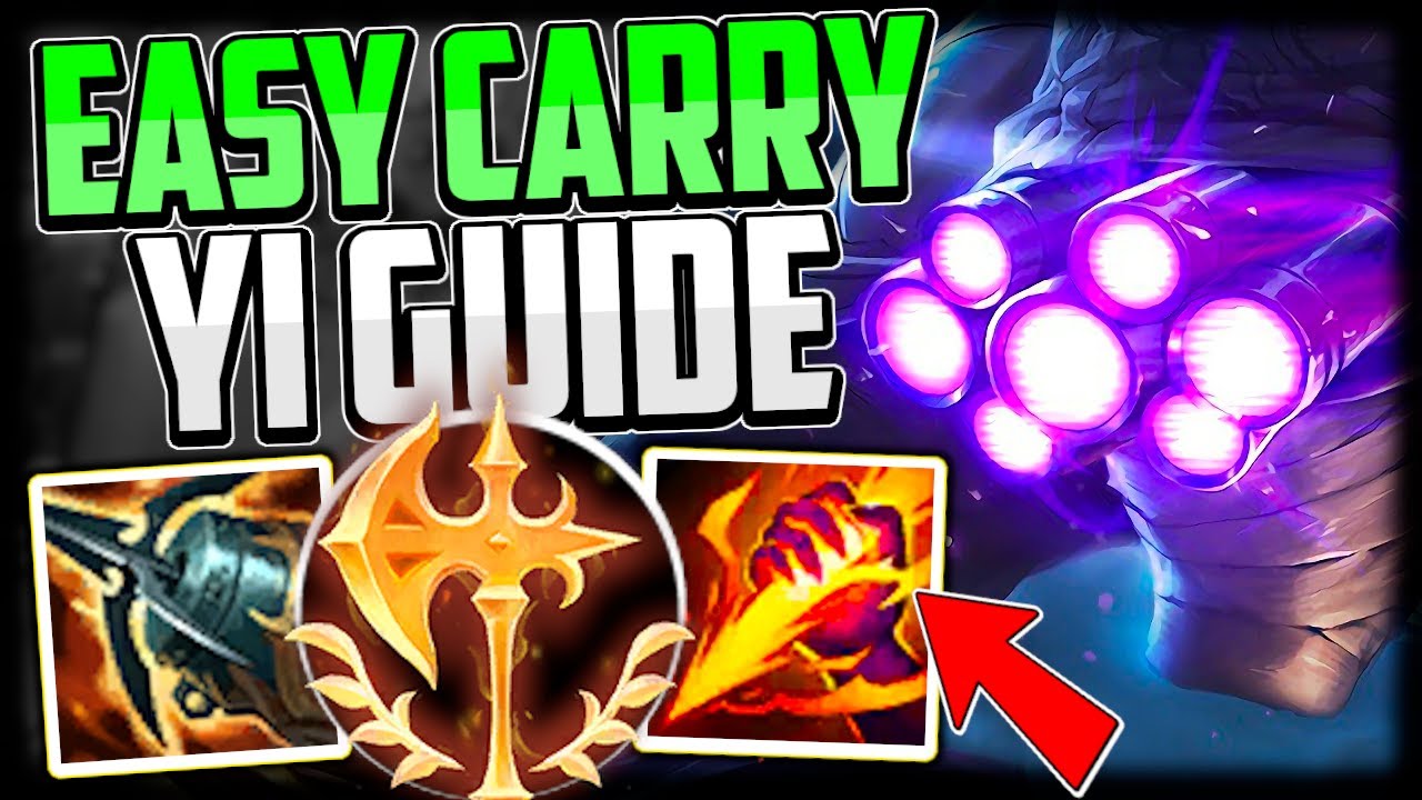 HOW TO CONSISTENTLY CARRY WITH MASTER YI JUNGLE! Best Build/Runes ...