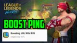 HOW TO FIX WILD RIFT PING & LAG League of Legends Mobile