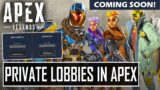 HUGE Features Coming To Apex Legends, Private lobbies & Features