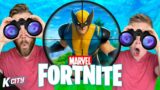 Hunting for WOLVERINE in Marvel FORTNITE DUOS // K-CITY GAMING