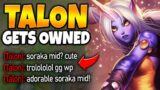 I EMBARRASSED ENEMY TALON WITH SORAKA MID (HE LOSES HIS MIND) – League of Legends