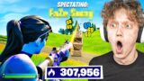 I Spectated a Pro with 300,000 ARENA POINTS in Fortnite… (world record)