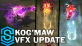 Kog'Maw Visual Effect Update Comparison – All Skins | League Of Legends