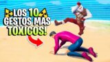 Los 10 Bailes/Gestos MAS TOXICOS De TODO Fortnite!