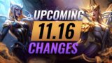 MASSIVE CHANGES: NEW BUFFS & NERFS Coming in Patch 11.16 – League of Legends