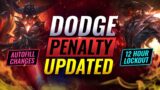 MASSIVE UPDATES: DODGE PENALTY NERFS & NEW AUTOFILL CHANGES – League of Legends Season 11