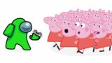 Mini Crewmate vs Peppa Pig Characters