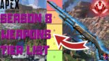 Season 8 WEAPONS Tier List Including (including 30 30 repeater) Apex Legends