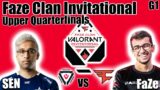 Sentinels vs FaZe Clan game 1 – Quarterfinals | Faze Clan Valorant Invitational