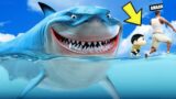 Shinchan and Franklin Save GIANT ZOMBIE SHARK in GTA V ! (GTA 5 mods) | Amaan Ansari