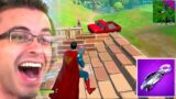 Superman throws TRUCK at Fortnite player! (not clickbait)