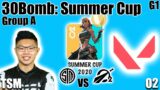 TSM vs Oxygen Supremacy – Group A | 30Bomb Summer Cup 2020 | Valorant Tournament