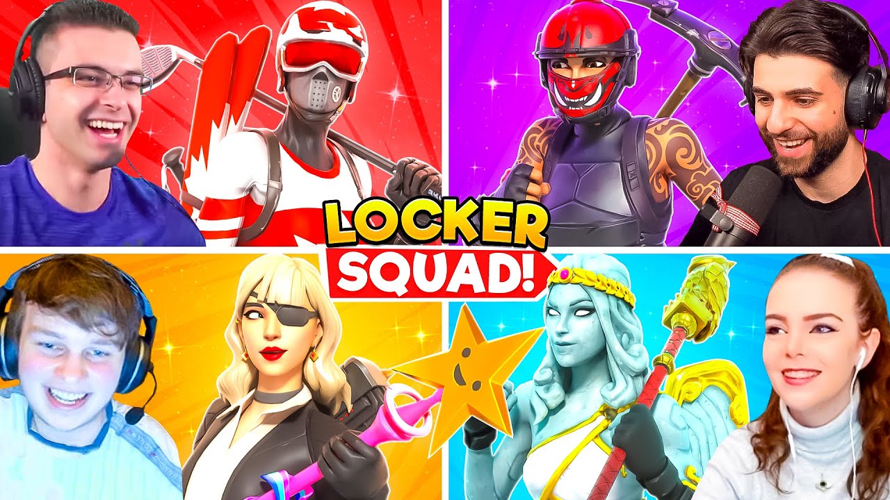 The Fortnite LOCKER BUNDLE SQUAD Game Videos