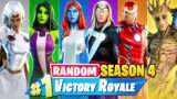 The *RANDOM* SEASON 4 Challenge in Fortnite!