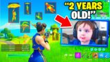 The *YOUNGEST* Fortnite Player! (2 YEARS OLD)