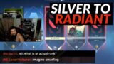 Wardell Smurfing On Silver Gold Rank With Subs in Valorant