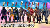 What Happens if ALL BOSSES Meet the Mythic Infinity Blade in Fortnite (Ironman,Predator,Mandalorian)