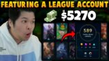 What does $5,000+ look like on a League of Legends Account?