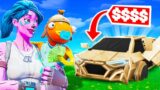 Whatever This 9 Year Old Builds, I Buy… (Fortnite)