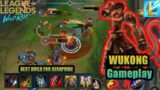 Wukong wild rift:FullGameplay and build|League of Legends Wild Rift (LoL Mobile)|Gameplay|tricks