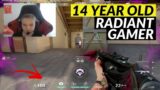14 Year Old is Better Than Most of Us in Valorant , Young Scream Radiant Gameplay