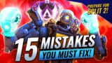 15 MISTAKES TO AVOID IN SEASON 10! (Apex Legends Tips & Tricks) [How to Improve at Apex Legends]